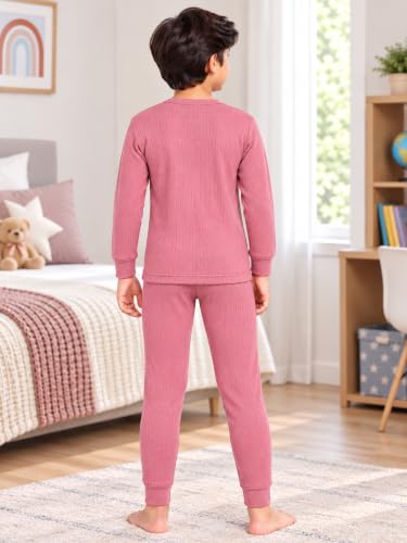 Image of Bodycare Insider Anti-Bacterial Solid Kids Thermal Top & Bottom Unisex Set
