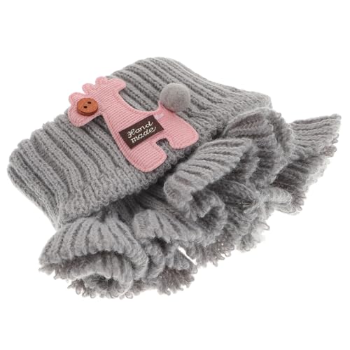 NOLITOY Adorable Cartoon Scarf Knitted for Boys and Girls Boys Girls Winter Warm Neck Wrap Travel Friendly