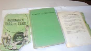 Hardcover Baseball's hall of fame Book