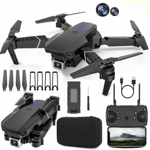 Drone With 4k Camera Foldable 1080p Hd Drone With Fpv Live Video, Smart Gestures Selfie, Altitude Hold, One Key Take Off/Landing, 3d Flips for Kids and Adults, O1