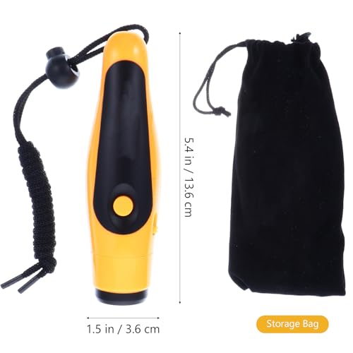 Silbato deportivo portátil de plástico ligero para emergencia miniatura 2