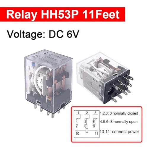 Relé intermedio interruptor electromagnético HH52P para solucionar fallos de señal 2