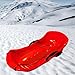 FytStycale Snow Sled Grass Sled Classic Downhill for 2 Sledders for Kids Adults Thickened Heavy Duty Sand Sled Sand Sledding Sled, Red