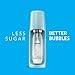 SodaStream Fizzi Sparkling Water Maker Bundle (Icy Blue), with CO2, BPA free Bottles, and 0 Calorie Fruit Drops Flavors