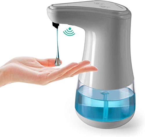 Preisvergleich Produktbild WONOOS Automatischer Seifenspender Automatische Touchless Seifenspender Mit Infrarot-Bewegungs-Sensor, 5 Ebene Dosiervolumen, Für Badezimmer, Kithcen Und Hotel