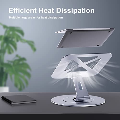 LOXP-Aluminum-Swivel-Laptop-Stand-for-Desk360-Rotating-Laptop-Stand-Adjustable-Height-Adjustable-Laptop-Stand-Swivel-Portable-Laptop-Stand-Rotating-Fits-for-All-10-17-MacBooksLaptops