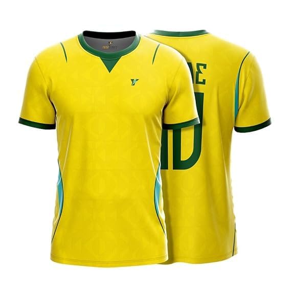 Image of YOURJERSEY Football World Cup 2026 Football Jersey All Team Jersey Custom Name & Number Print | Fan Personalised T-Shirt Sizes for Kids 2Y to Adults 4XL