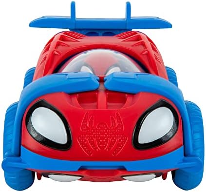 Spidey and Friends SNF0080 Flip & Jet Spider-Man Transforming Flip and Jet-Toys Featuring Your Friendly Neighbourhood Spideys, Multicoloured