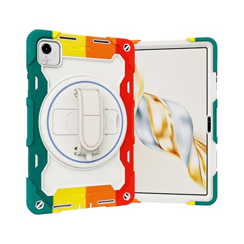nincyee Funda para tablet Honor Pad X9a de 11.5 pulgadas/X9 Pro de 11.5 pulgadas, funda de silicona resistente a prueba de golpes con soporte para lápices, correa para el hombro, soporte plegable