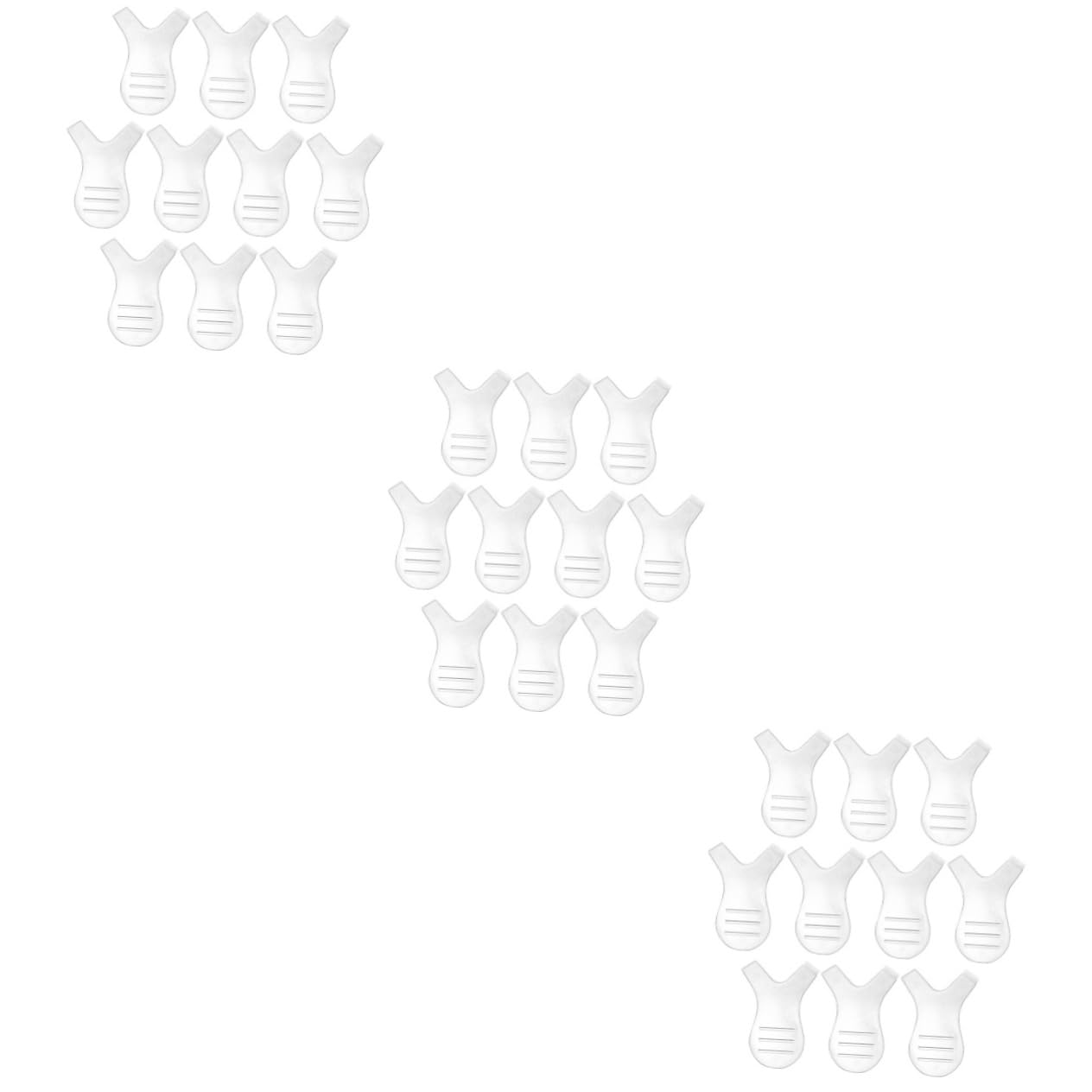 Angoily 3sets Eyelash Extension Supplies Mini Eyelash Shaped Grafted Perming Tools Lash Brush Grafted Lashes Brush Perming Tools Easy to Use Portable 10pcs*3