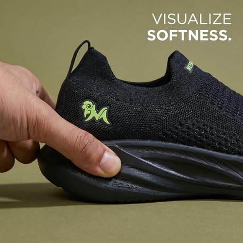 Image of Neeman's Max Cush Slip-On Sneakers for Men | Stylish Casual Shoes with Padded EVA Insole | Breathable Lightweight Footwear | Everyday Sneaker for Boys