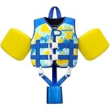 Gogokids Kinder Schwimmweste Schwimmärmel, Kleinkind Jacken-Stil Schwimm-Auftrieb Schwimmhilfe mit Verstellbaren Gurten Kinder Schwimmweste für 2-6 Jahre / 15-30 KG