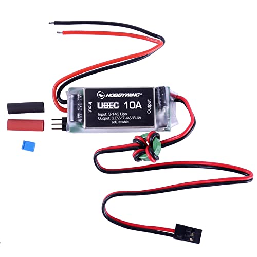 TECKEEN 10A ubec UBEC Switch Mode BEC Voltage Stabilizer Output 6V 7.4V 8.4V 10A 3S-14S RC Car Accessory