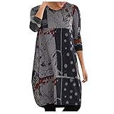 Damen Shirts,Super Qualität, Weich Damen Tops, Lose Hoodies Kann mit hosen，Rock tragen.Sie können dieses lange Ärmel tragen, um zur Arbeit, zum Party und zum Unterricht zu gehen.Im Frühherbst können Sie dieses Kleid auch als Minikleid tragen.