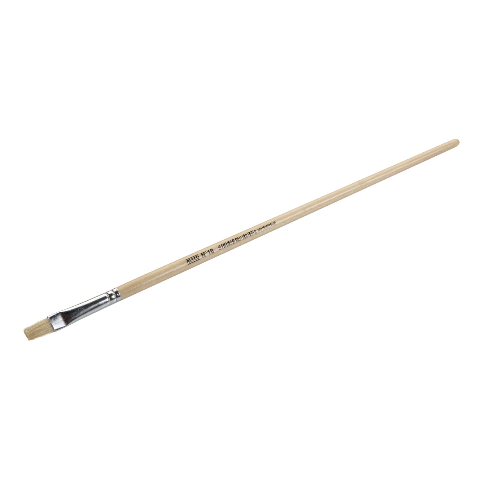 Pincel Nº6 con Mango de Madera, Ideal para Detalles en Pintura, técnicas de Acuarela y Manualidades.