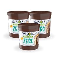 Valsoia - Haselnuss-Pflanzencreme mit Kakao und Hafer, 100% pflanzlich, gluten- und palmölfrei, natürlich laktosefrei, ideal für Veganer, ohne Zuckerzusatz, 3 x 200 g