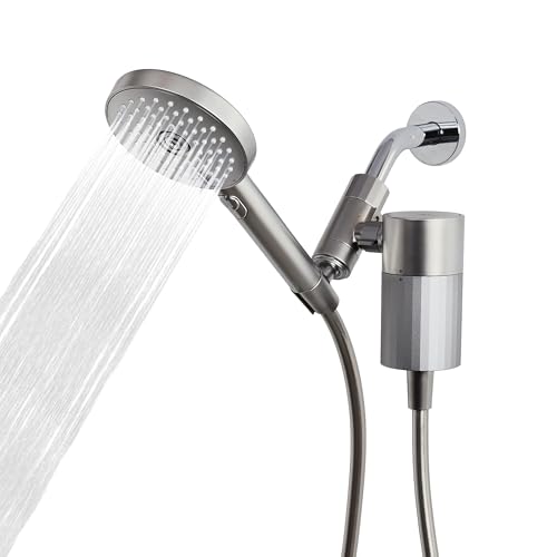 Sproos - Handheld Showerhead High Performance Filtration System for Healthier Hair and Skin Extra Long 70 Inch Hose 3 Customized Spray Functions 6 Colors (Moonlight Shower Filter Set)
