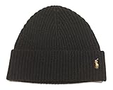 Polo Ralph Lauren Men's Skull Cap Beanie Hat, Black, One Size