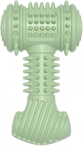 Vista 12 de MiOYOOW Juguetes masticables para perros, juguetes para perros en forma de martillo, juguetes de dentición para perros pequeños, medianos y grandes