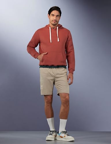 Image of Jockey AM12 Men's Super Combed Cotton Straight Fit Solid Shorts with Side Pockets