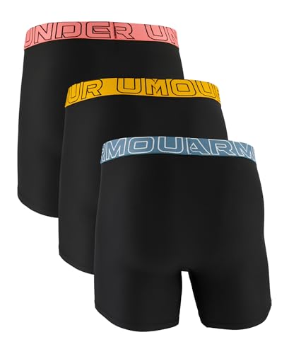 Image of Under Armour Men's Performance Tech Boxerjock Brief Underwear, 6 inch Inseam, All-Day Comfort & Ultra-Soft, 3-Pack