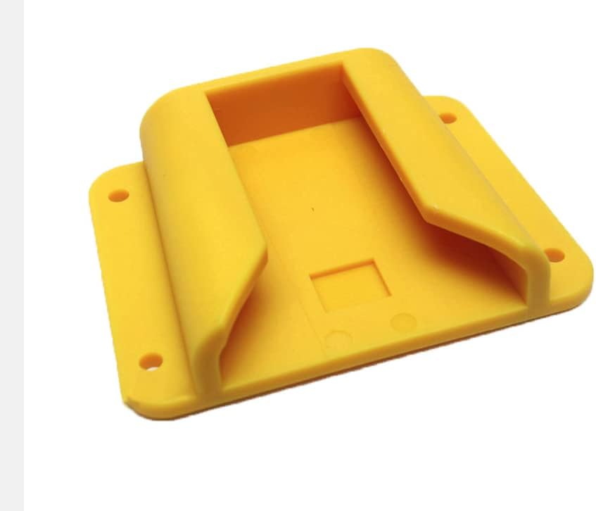 Bag Adapter for BROMPTON (Convert your bag into a Brompton bag) 100 x 80 mm Yellow