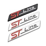 ford emblem schwarz machen 2.Verbessern Auto Aussehen:ST Line Seitenetikettenaufkleber ist ein Auto DIY Metallic Abzeichen Geeignet für Karosserie Dekoration und Ersatz. Stilvolle Autoabzeichen, die das Aussehen Ihres Fahrzeugs verbessern. Machen Sie Ihr Fahrzeug attraktiver.