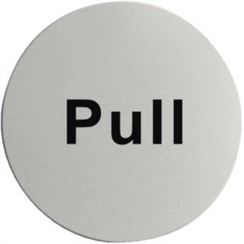 Stalwart U064 Door Sign-Pull, Stainless Steel
