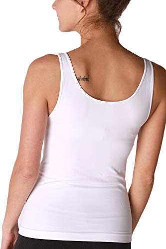 NIKIBIKI Women Seamless Classic Short Tank Top, Made in U.S.A, One Size3