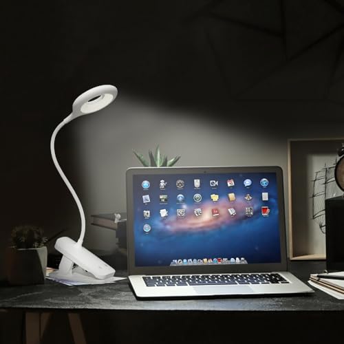 Lámpara de cabecera de 5 colores táctil recargable para leer en la cama por las noches sin molestar 7