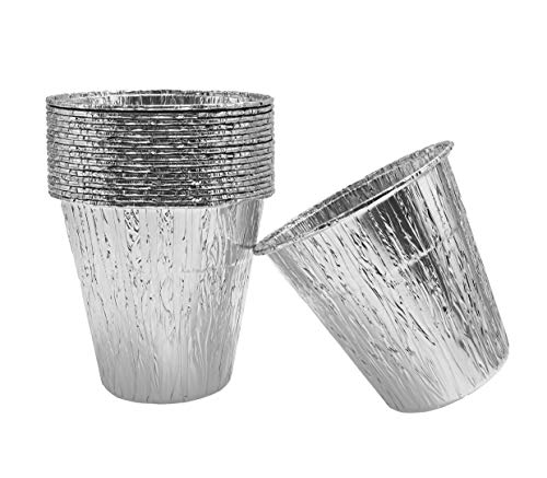 EasiBBQ Grill Drip Grease Bucket Liners, Foil Liners for Pit Boss Wood Pellet Grills 67292 Foil Tray, Oklahoma Joe's 9518545P06, Rec Tec Bigger, Traeger, Camp Chef, etc.