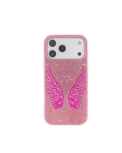 Image of JW PEI Artificial Crystal Angel Wings Phone Case - Pink
