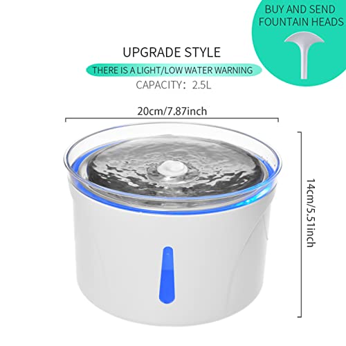 Dispensador de Agua Automático para Gato con Luz LED miniatura 2