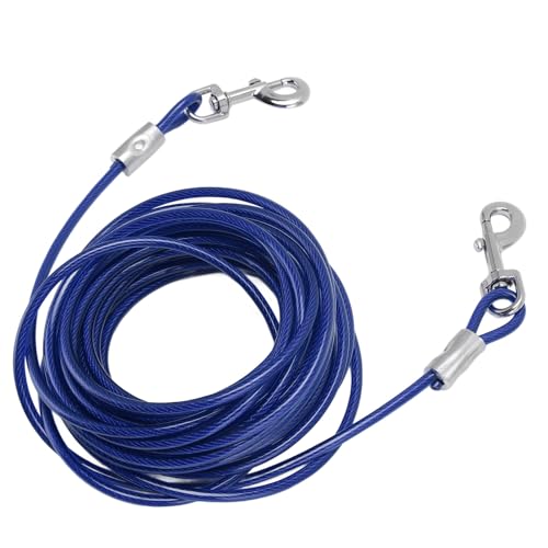 Cable de sujeción antitirones y mordeduras para perros pequeños con mosquetón de 6 mm 2