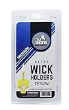 Metal Wick Holders, Tzinores -Medium, 9/Holders, 50/Wicks