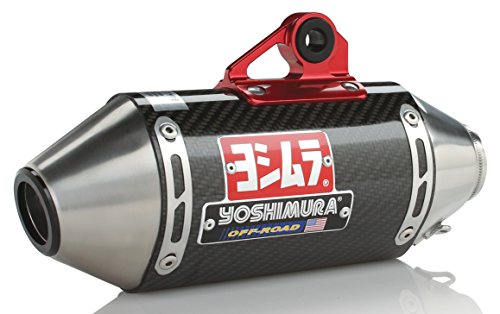 Yoshimura RS-2 Carbon Fiber Full Exhaust System Carbon End Cap for Honda Grom SF, 12121AB250