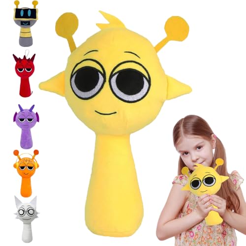 IUKUNNE Peluche Sprunki, Sprunki Plushies, Sprunki Plushies Toys, Sprunki Peluche Juguetes, Sprunki Game Plush Toys, Sprunki Animes Plushiese, Peluche Sprunki