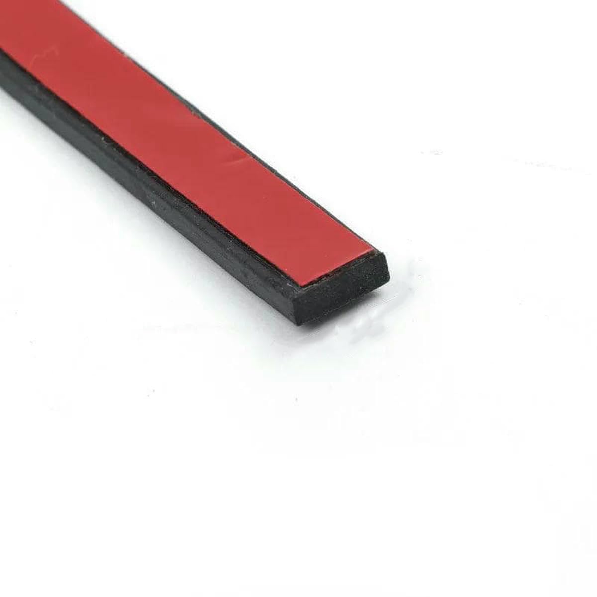 Yfshc 3X10mm 50Cm Self Adhesive Black Silicone Rubber Strip Furniture Anti-Skid Resistant Durable Shock Absorption And Anti-Collision Gasket-50Cm