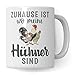 Pagma Druck H&uuml;hner Tasse, Huhn Becher Geschenkidee, H&uuml;hner Geschenk Kaffeetasse f&uuml;r H&uuml;hnerhalter, H&uuml;hnerstall Spruch Bauernhof Haushuhn H&uuml;hnerhaltung Motiv Kaffeebecher