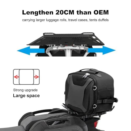 Rails coffre arrière pour YZRR125 et Tenere support bagages robuste
