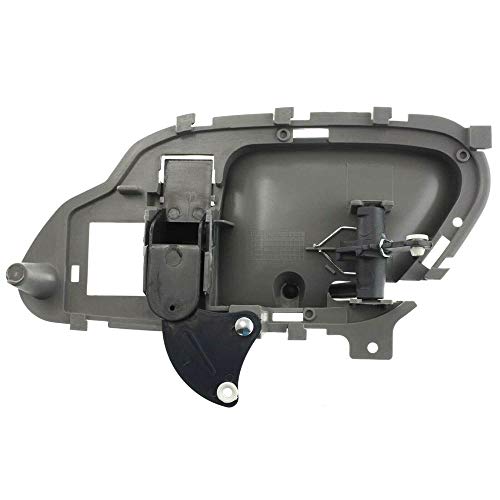 Yorten 1 PC Maçaneta da porta do lado esquerdo interno cinza compatível com Chevy G-MC Tahoe Yukon