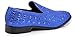 SPK11 Men's Vintage Fashion Rhinestone Designer Dress Loafers Slip On Shoes Classic Tuxedo Dress Shoes (8.5 D(M) US, Royal Blue)