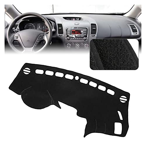 Parasol de salpicadero para Kia Cerato 2015 alfombrilla negra protectora 5