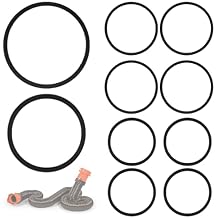RV Sewer Hose Replacement Gaskets, 39834 Rubber Seal Fittings for Camco RhinoFLEX/Easy-Slip/Revolution, Enhanced Sealing & Leak Prevention. Keep RV Sewer System Clean and Odor-Free 10 Pack
