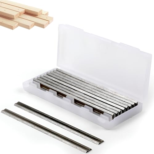 10 StüCk Hobelmesser 82mm,Elektrohobel,Hobelmesser Hss Set,82x5,5x1,2mm,Wendemesser,Passend FüR Bosch...