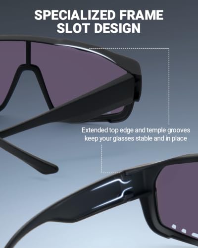 Image of Meeloog Polarized Fit Over Sunglasses, UV400 For Driving Cycling Fishing