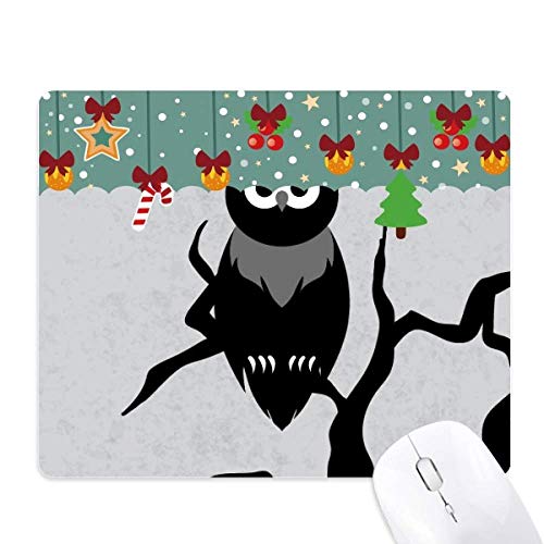 Tapis de souris caoutchouc hiboux Halloween anti fatigue poignet bureau