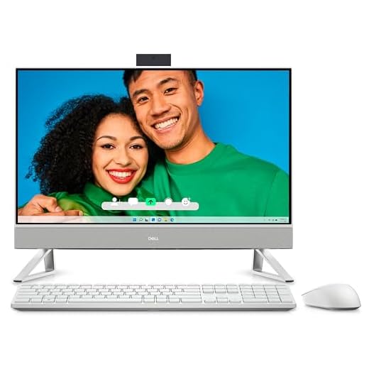 Dell Inspiron 7720 27" FHD Touchscreen All-in-One Desktop PC - 13th Gen Intel Core i7-1355U 10-Core up to 5.0 GHz, 32GB RAM, 1TB NVMe SSD, GeForce MX550, Wi-Fi 6E + Bluetooth, Windows 11 Home, White