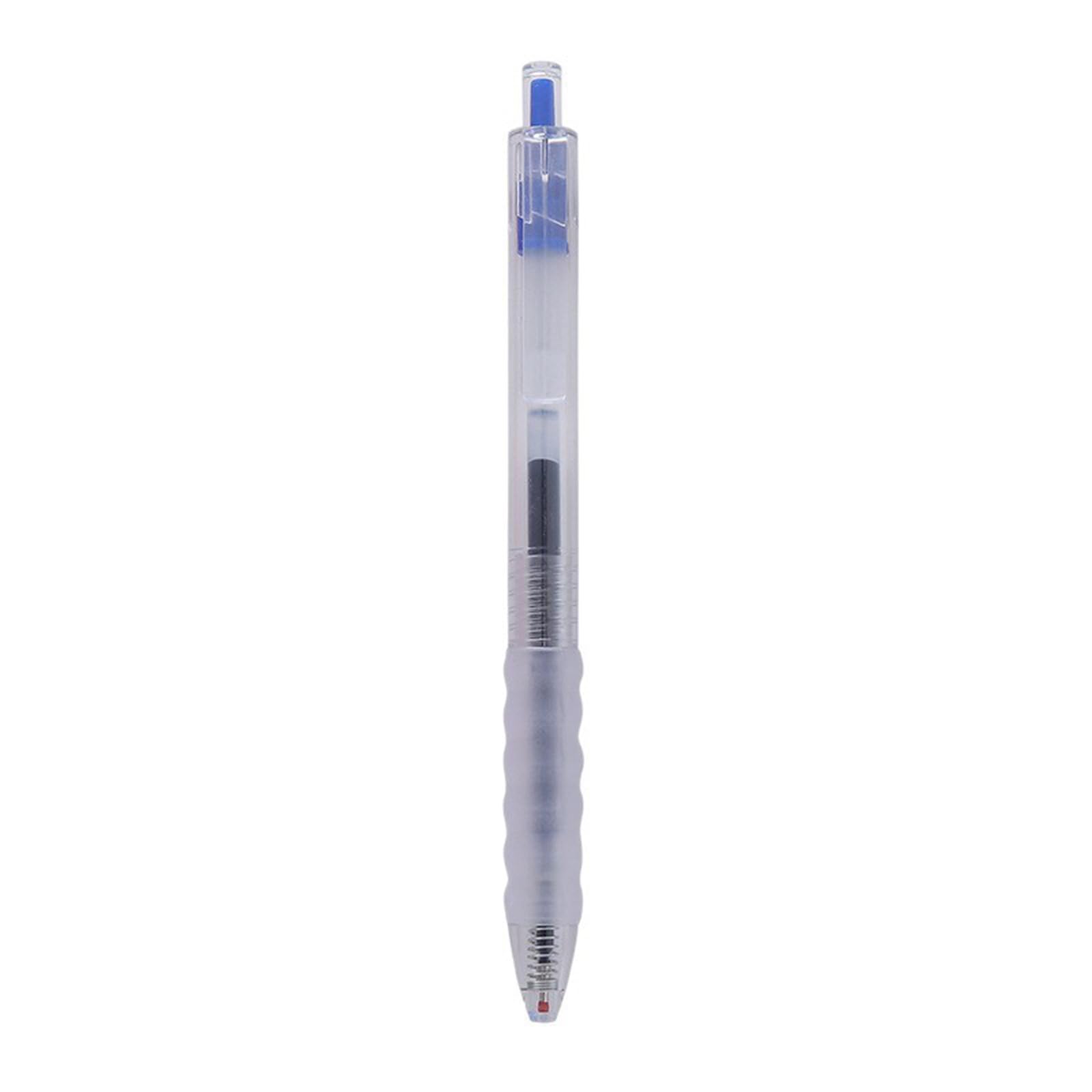 Yhplxyuus 1 Retractable Gel Pen 0.5MM Quick Dry Refillable with Ergonomic Grip for School Writing & Note Taking Writing Pen
