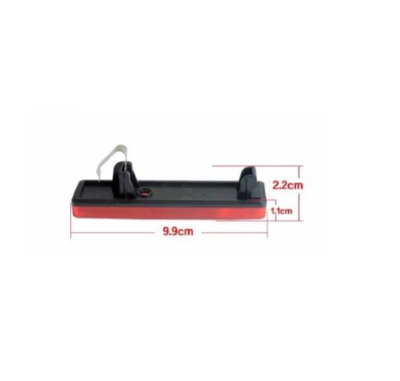 Coppia Catadiottri LED Rossa Per Paraurti Posteriore – Luci Freno/Nebbia Per Opel Vivaro, Renault Trafic, Nissan Primastar (9160858) - 2